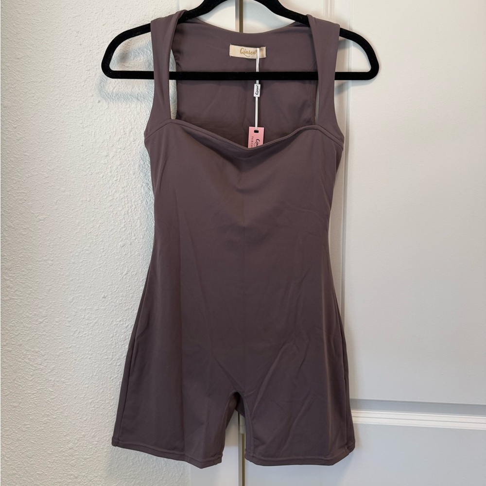 NWT Women's Strappy Square Neck Jumpsuit